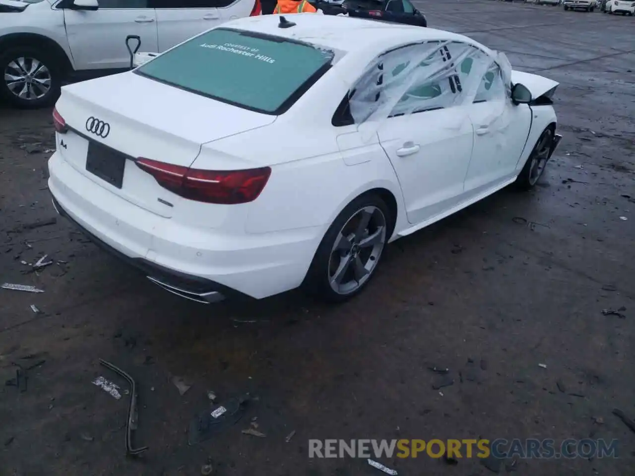 4 Photograph of a damaged car WAUEAAF45MN010368 AUDI A4 2021