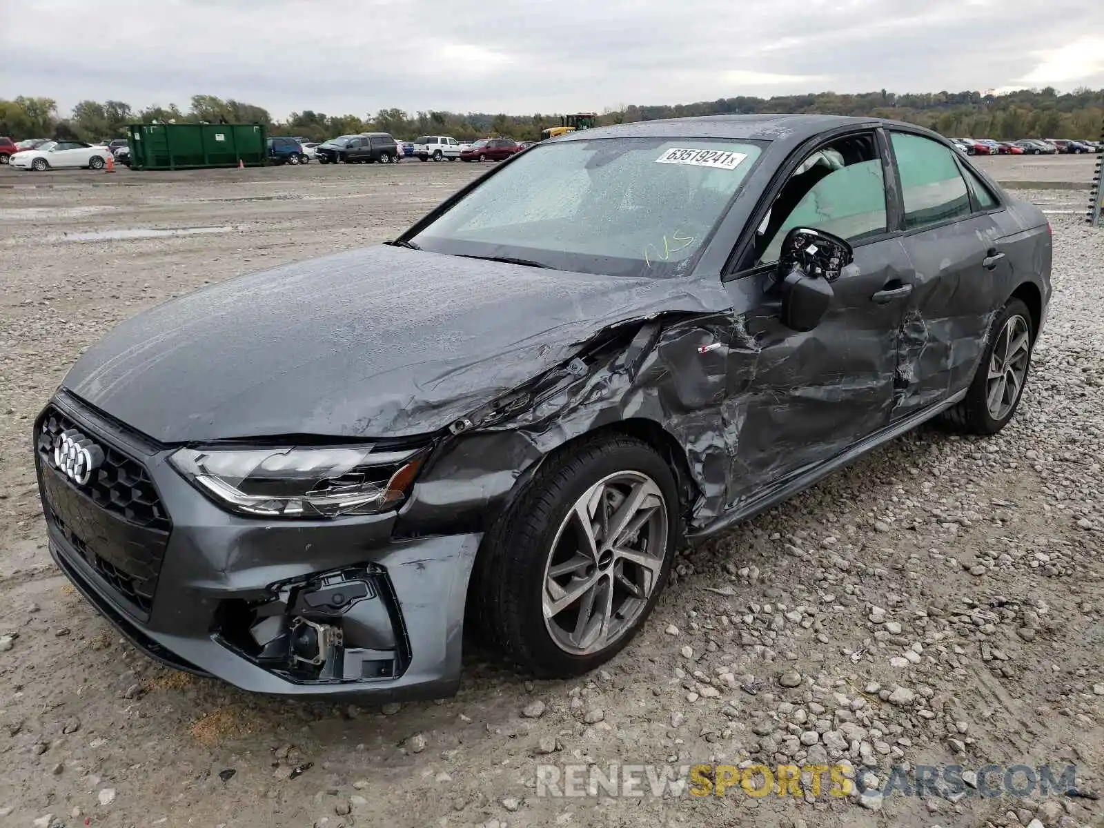 2 Photograph of a damaged car WAUEAAF46MA043595 AUDI A4 2021