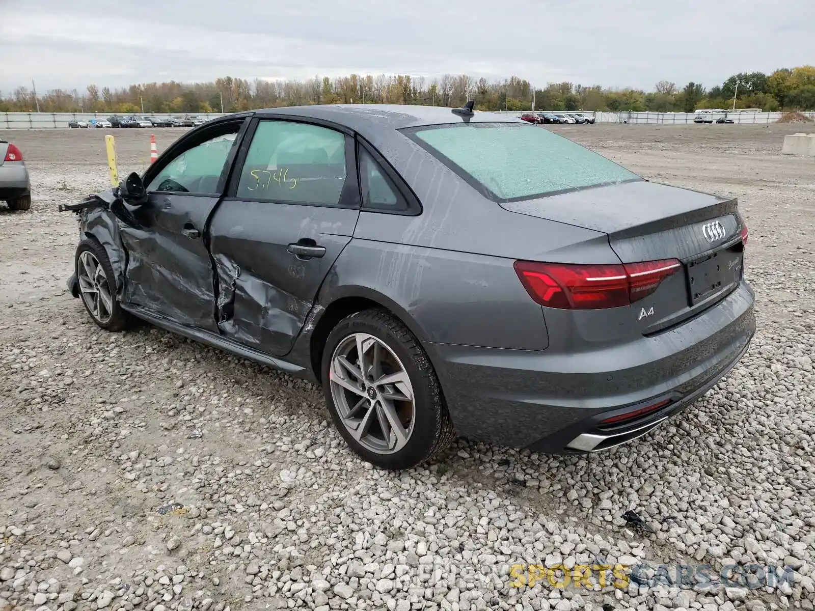 3 Photograph of a damaged car WAUEAAF46MA043595 AUDI A4 2021