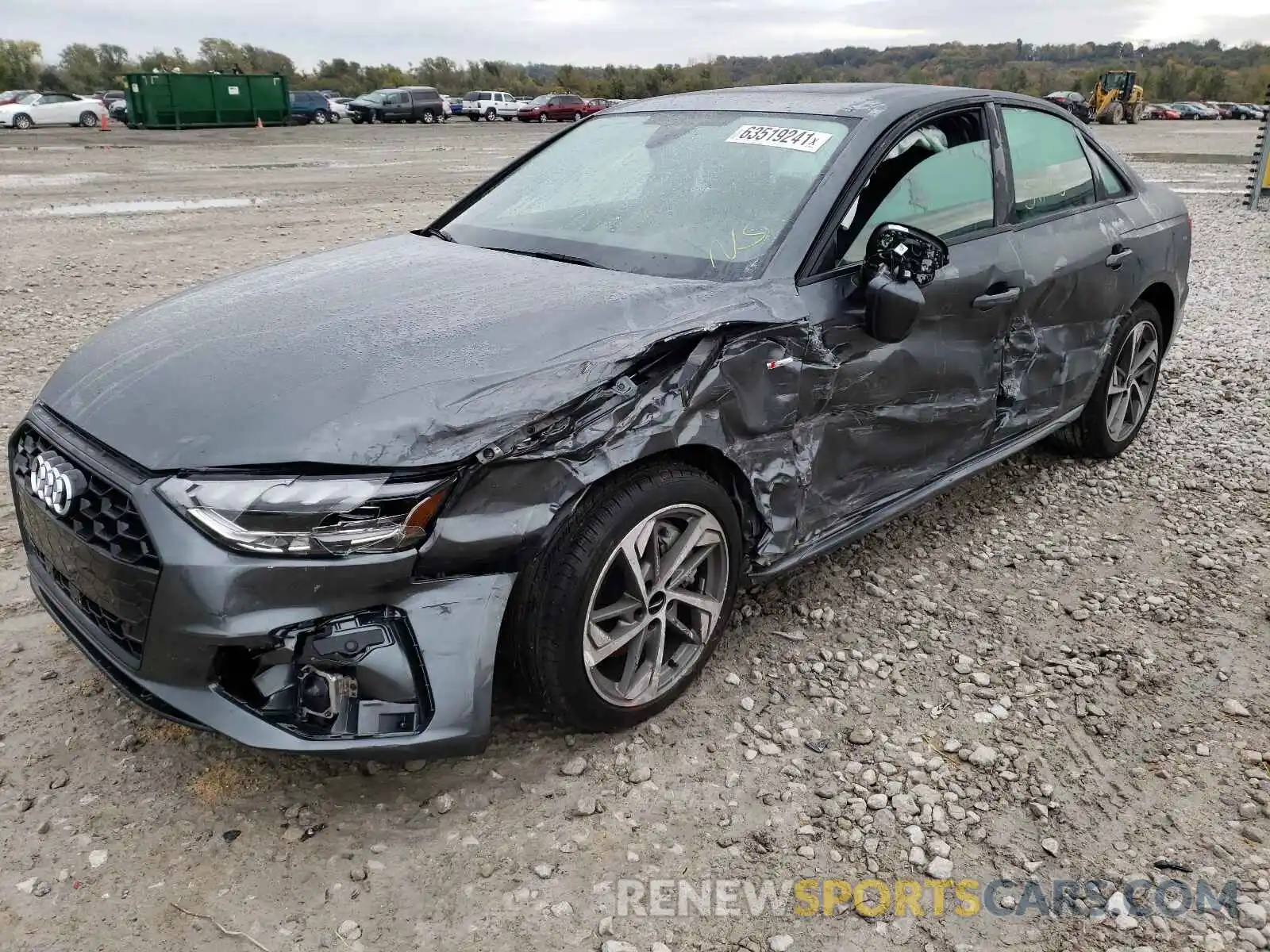 9 Photograph of a damaged car WAUEAAF46MA043595 AUDI A4 2021