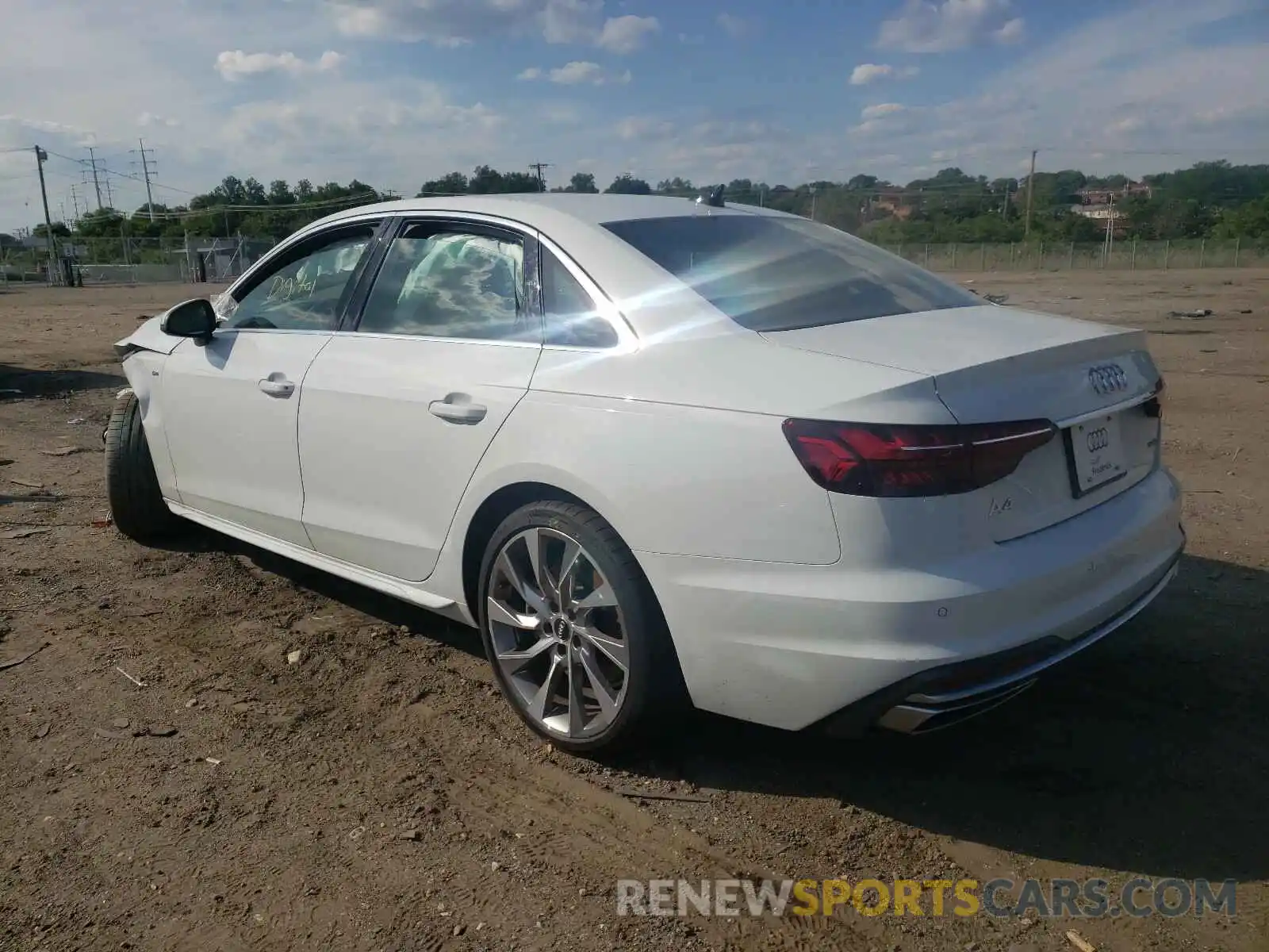 3 Photograph of a damaged car WAUEAAF46MN002506 AUDI A4 2021