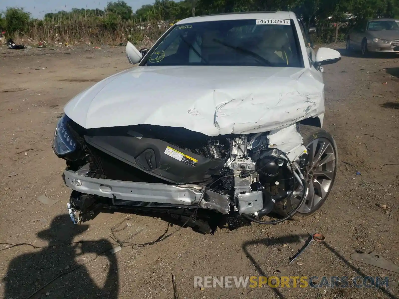 9 Photograph of a damaged car WAUEAAF46MN002506 AUDI A4 2021