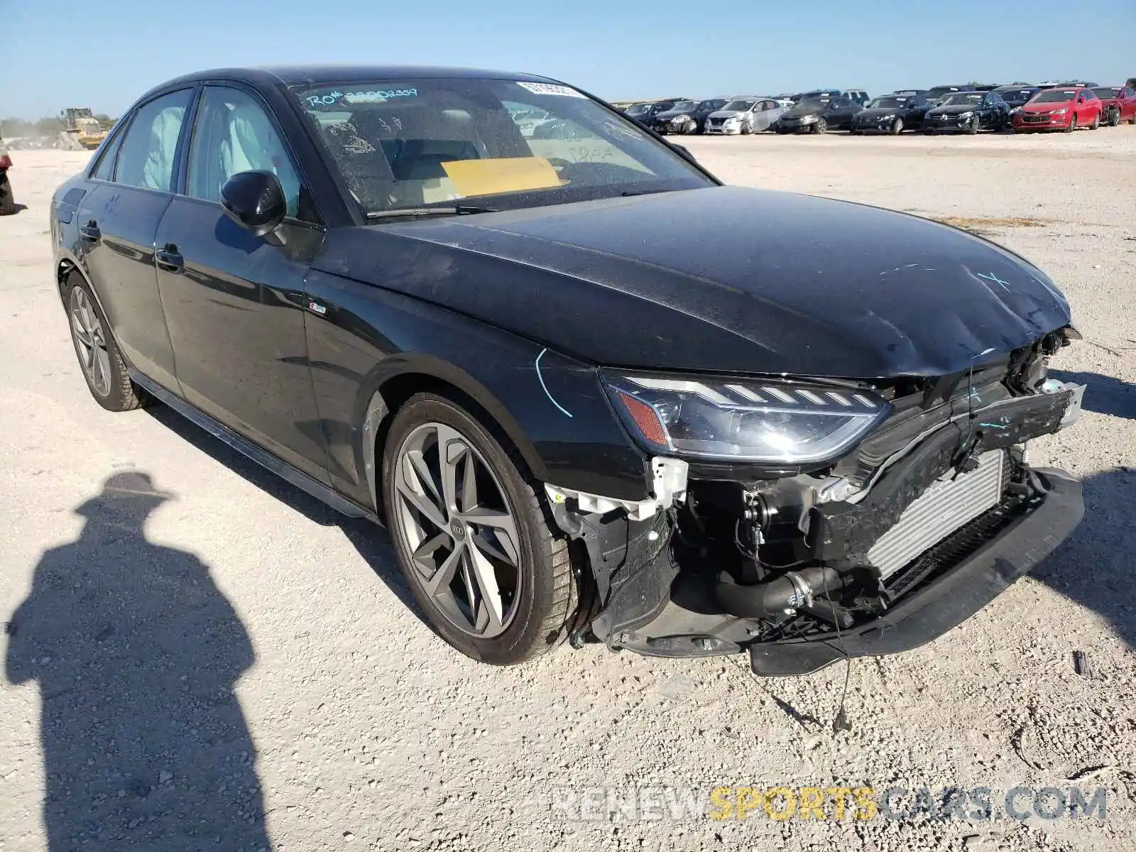 1 Photograph of a damaged car WAUEAAF46MN010489 AUDI A4 2021