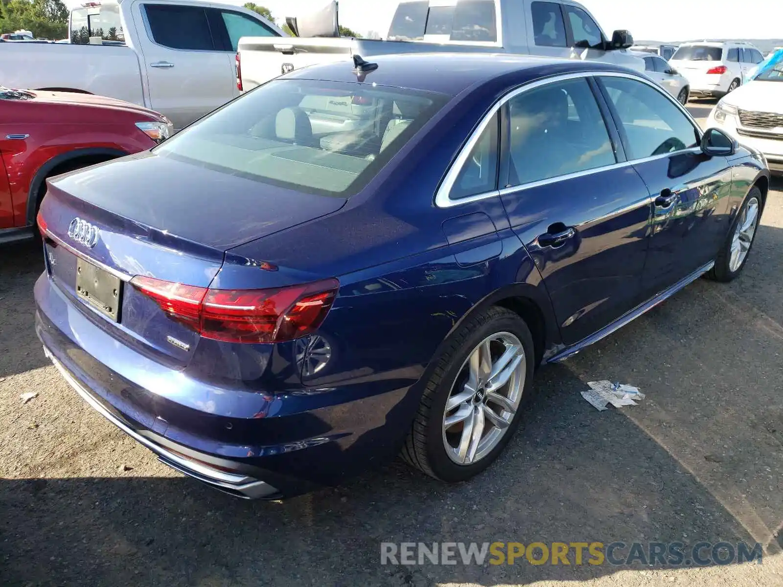 4 Photograph of a damaged car WAUEAAF47MA020584 AUDI A4 2021