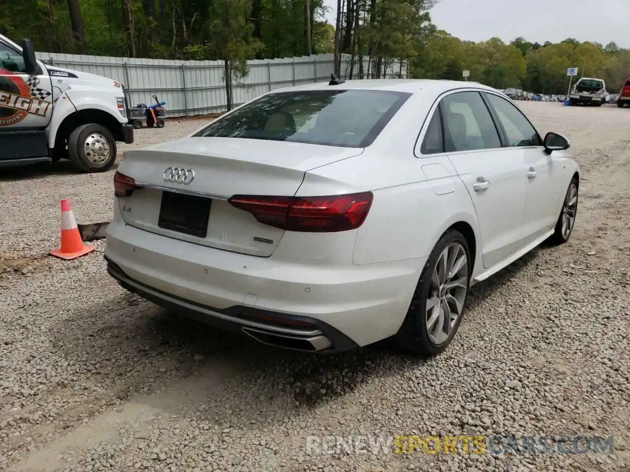 4 Photograph of a damaged car WAUEAAF47MN013644 AUDI A4 2021