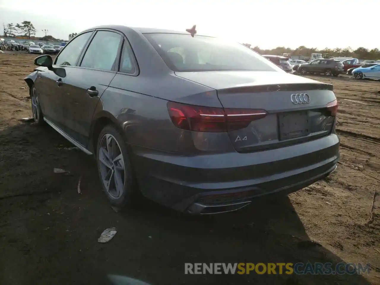 3 Photograph of a damaged car WAUEAAF48MA012493 AUDI A4 2021