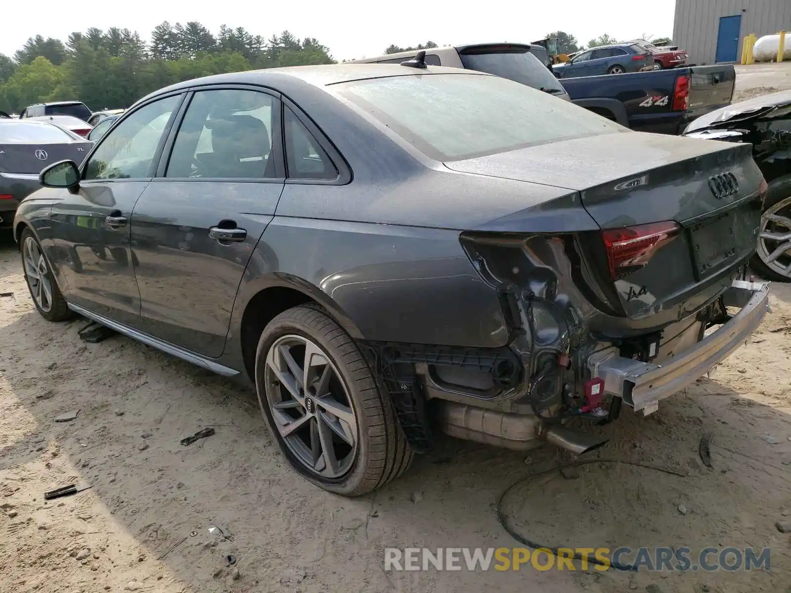 3 Photograph of a damaged car WAUEAAF48MA020528 AUDI A4 2021