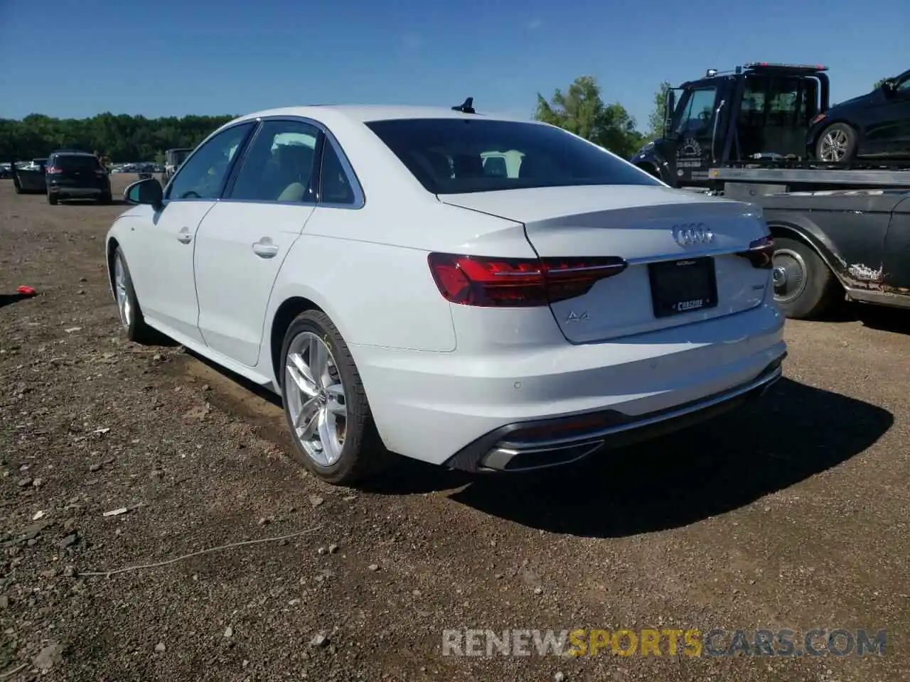 3 Photograph of a damaged car WAUEAAF49MA021753 AUDI A4 2021