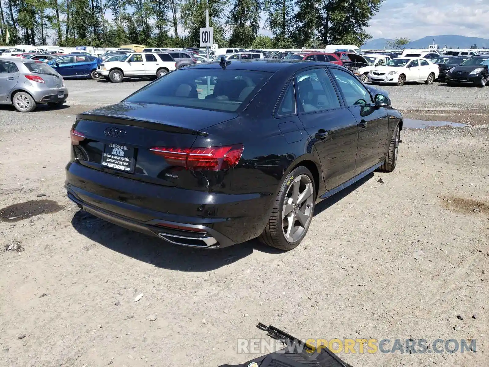 4 Photograph of a damaged car WAUEAAF49MA064070 AUDI A4 2021