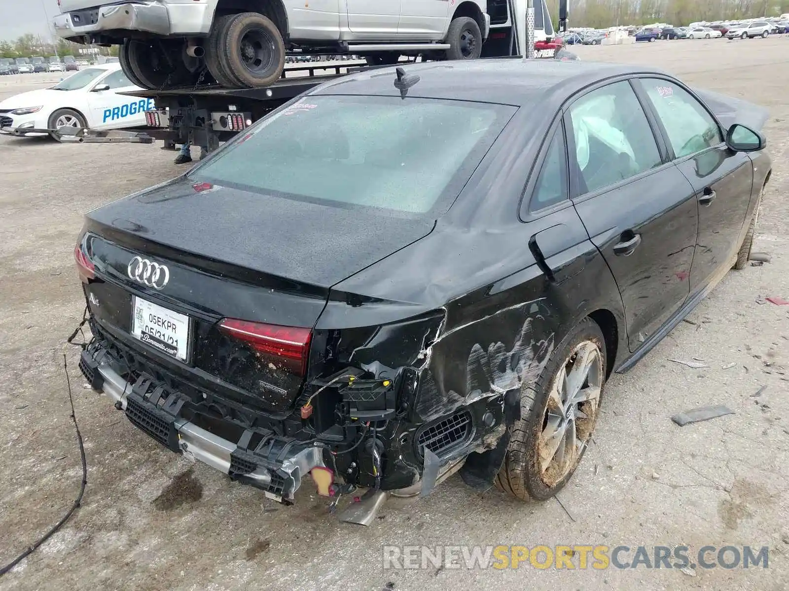 4 Фотография поврежденного автомобиля WAUEAAF4XMA029151 AUDI A4 2021