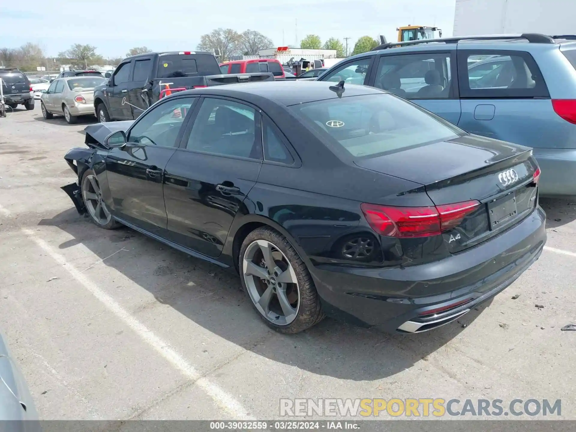 3 Photograph of a damaged car WAUEAAF4XMN002315 AUDI A4 2021