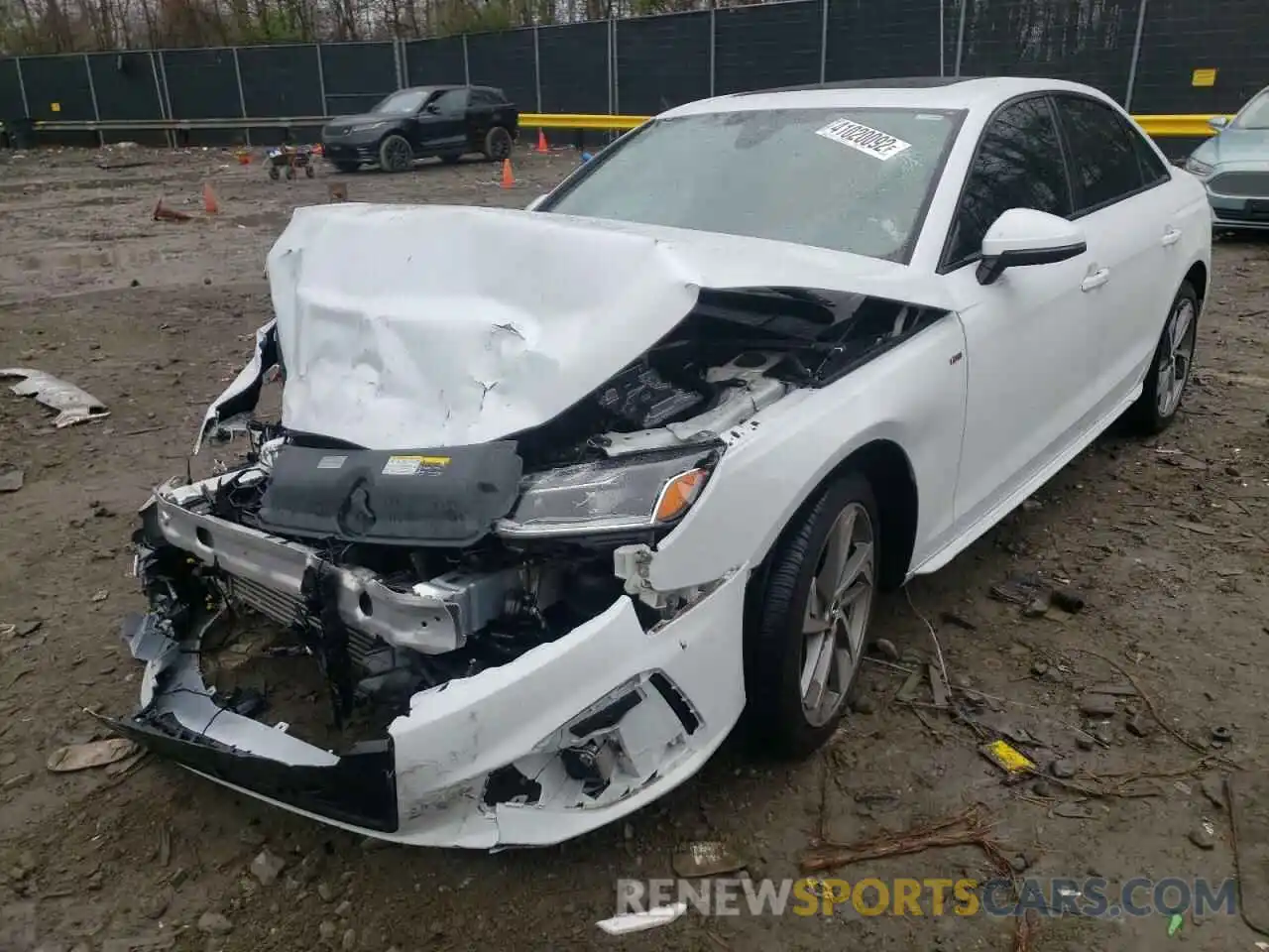 2 Photograph of a damaged car WAUEABF48MA019031 AUDI A4 2021