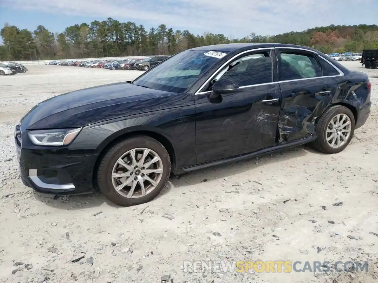 1 Photograph of a damaged car WAUABAF42NA007108 AUDI A4 2022