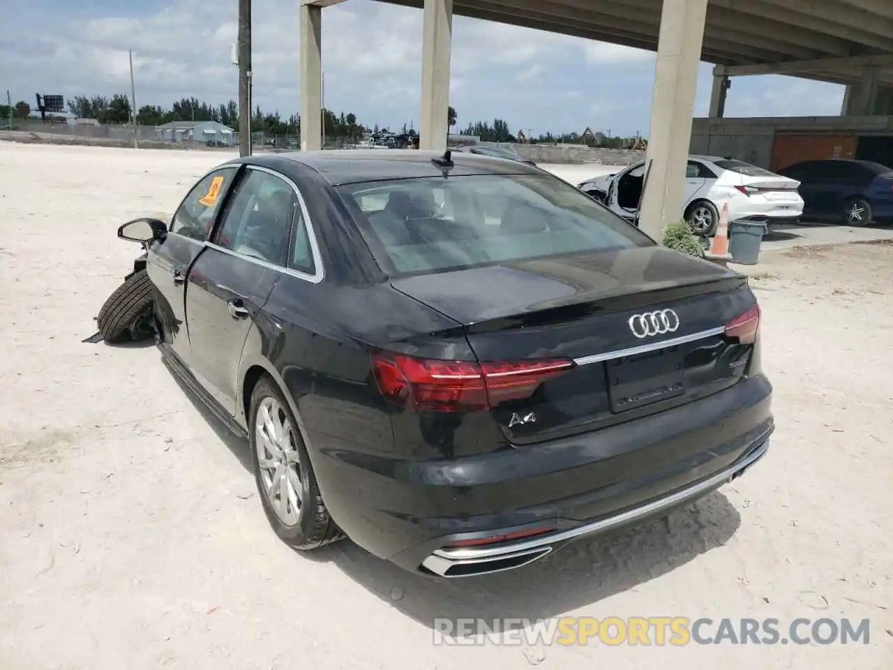 3 Photograph of a damaged car WAUABAF43NA004623 AUDI A4 2022