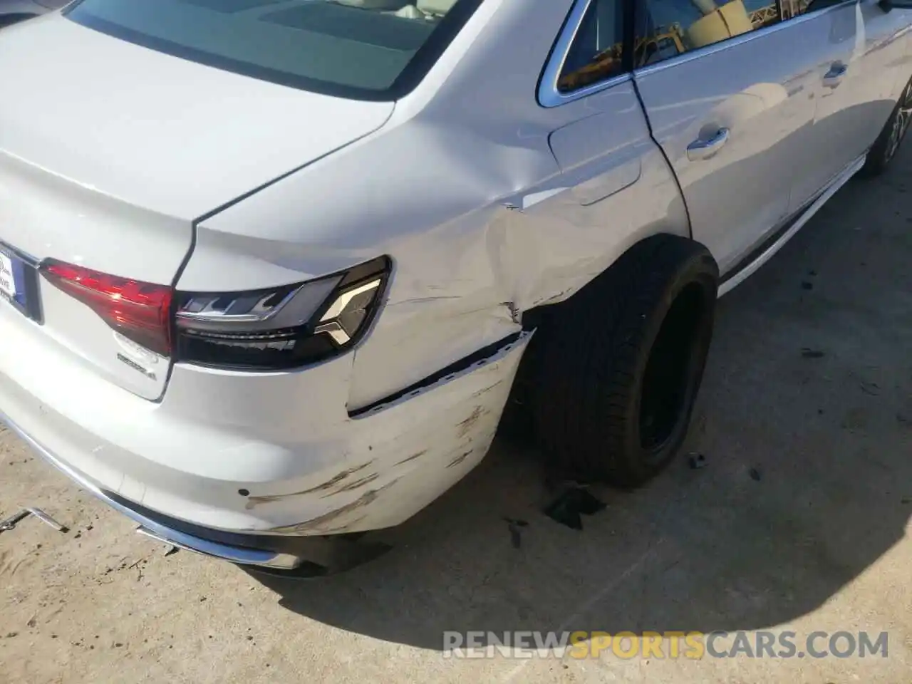 9 Photograph of a damaged car WAUABAF43NA011538 AUDI A4 2022