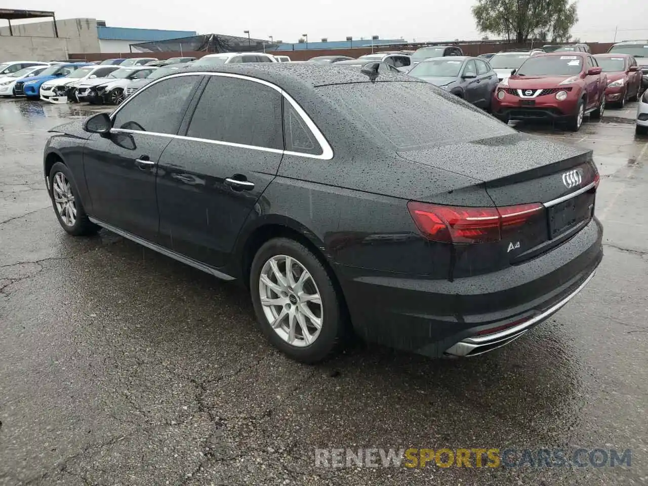 2 Photograph of a damaged car WAUABAF47NN008215 AUDI A4 2022