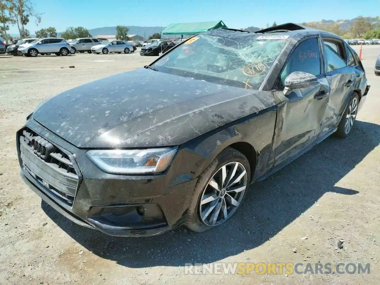 10 Photograph of a damaged car WAUBBAF42NN008319 AUDI A4 2022