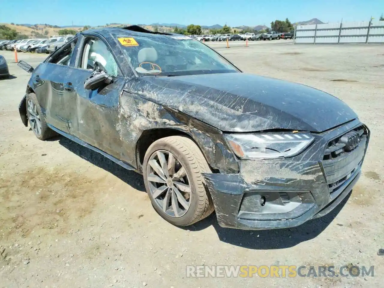 9 Photograph of a damaged car WAUBBAF42NN008319 AUDI A4 2022