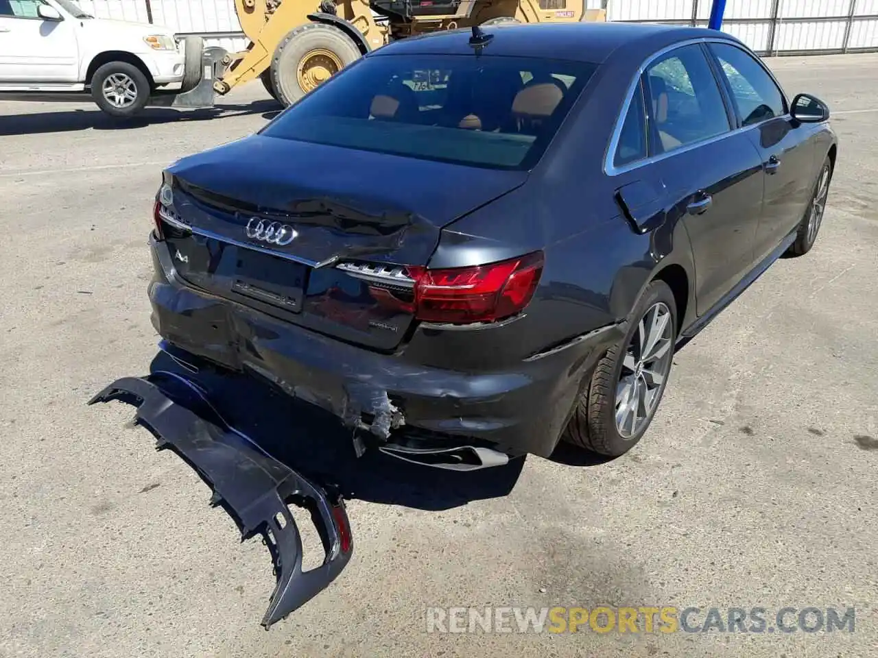 4 Фотография поврежденного автомобиля WAUCBAF48NN000973 AUDI A4 2022