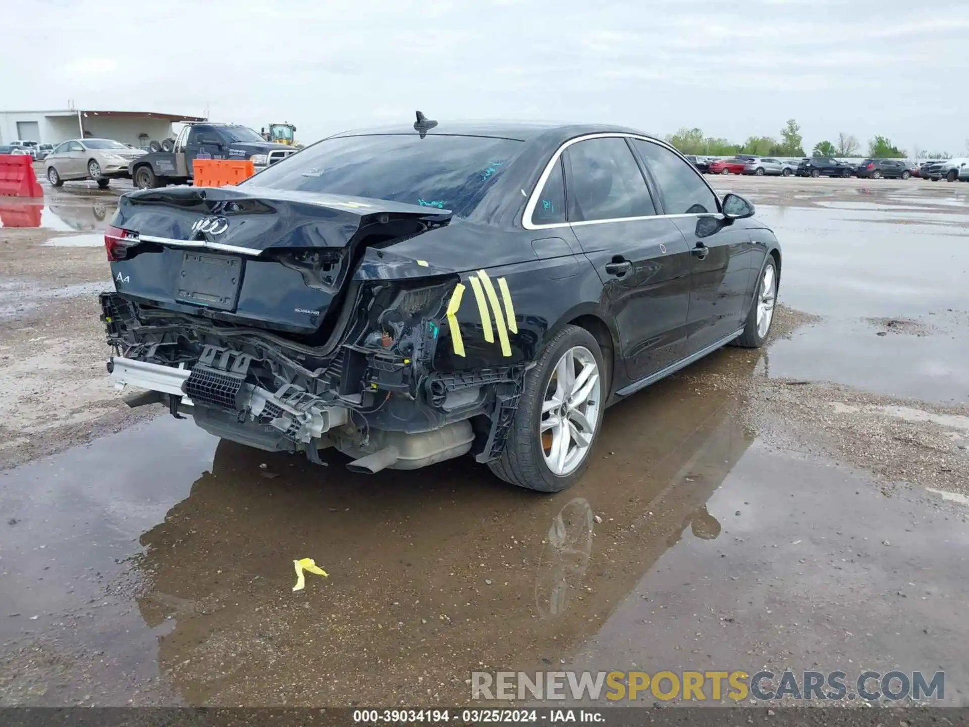 4 Photograph of a damaged car WAUDAAF44NN005031 AUDI A4 2022