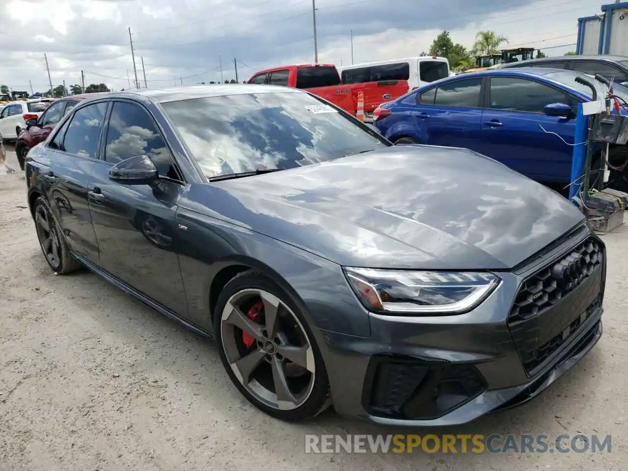 1 Photograph of a damaged car WAUEAAF40NN003958 AUDI A4 2022