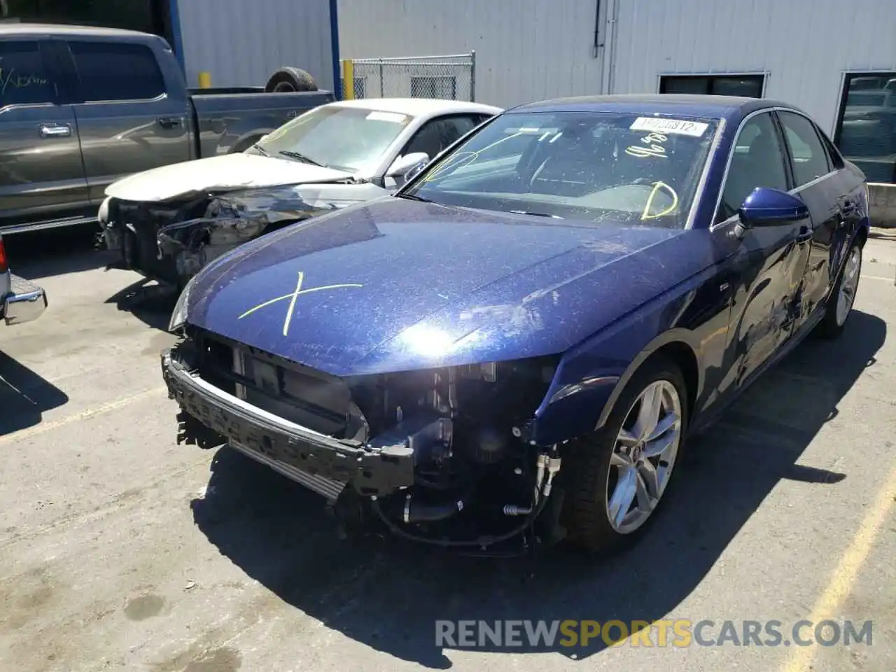 9 Photograph of a damaged car WAUEAAF40NN004382 AUDI A4 2022