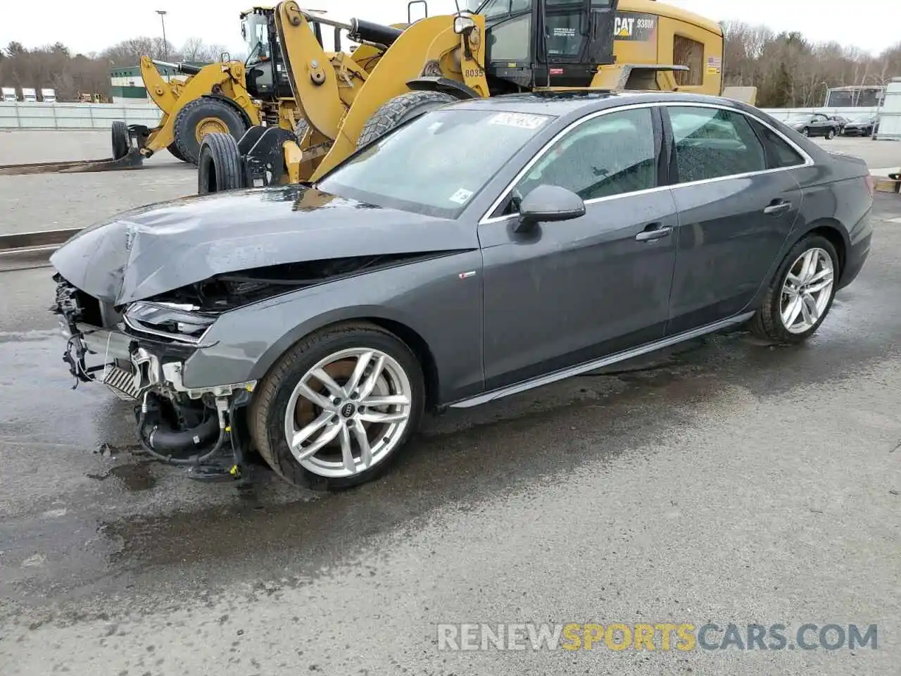 1 Photograph of a damaged car WAUEAAF41NN011549 AUDI A4 2022