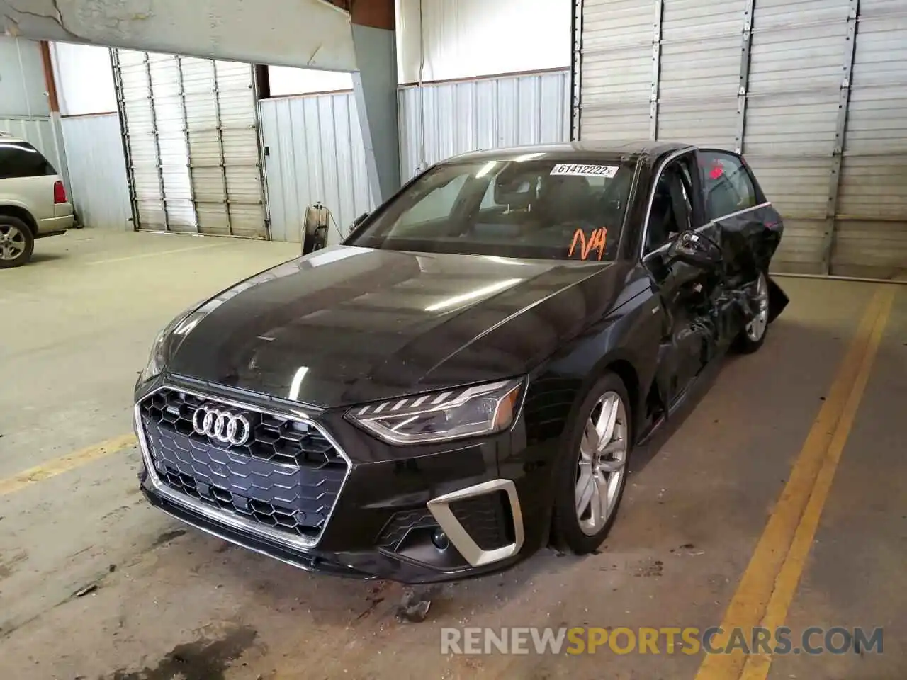 2 Photograph of a damaged car WAUEAAF43NN013495 AUDI A4 2022