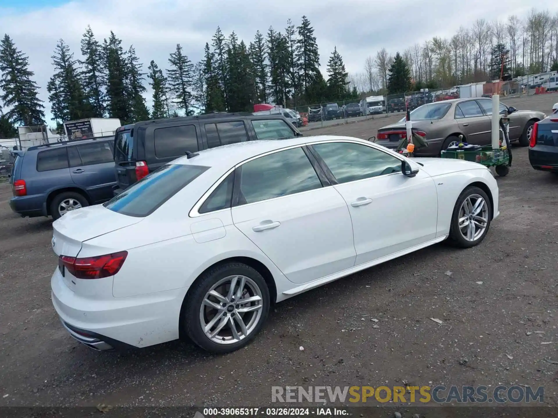 4 Photograph of a damaged car WAUEAAF48PN005895 AUDI A4 2023