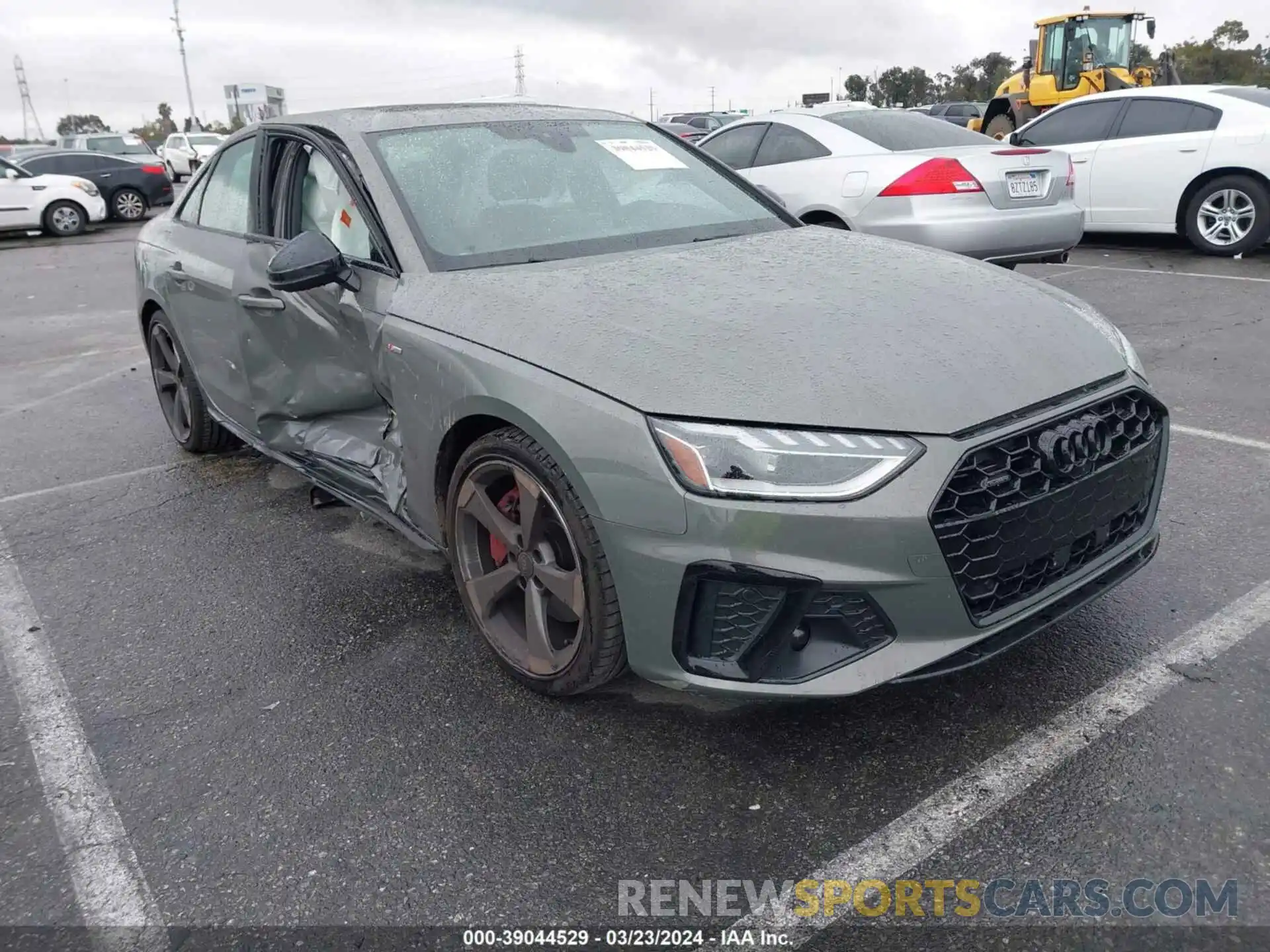 1 Photograph of a damaged car WAUEAAF46RN001010 AUDI A4 2024