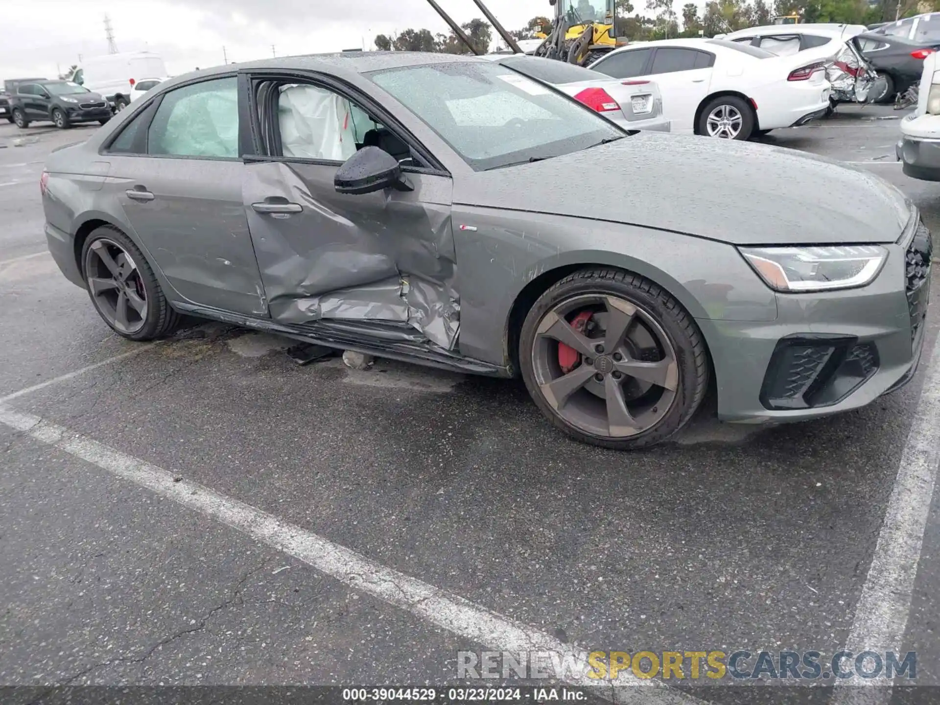 13 Photograph of a damaged car WAUEAAF46RN001010 AUDI A4 2024