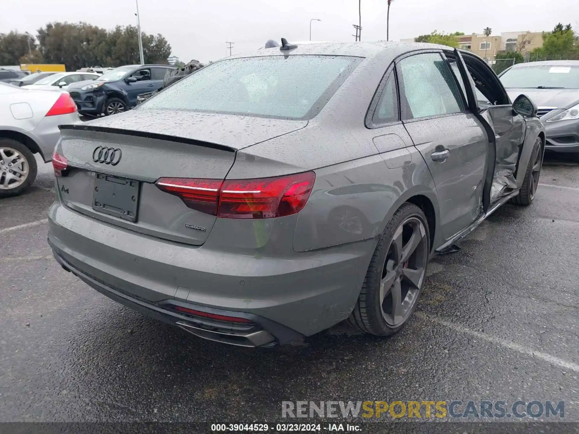 4 Photograph of a damaged car WAUEAAF46RN001010 AUDI A4 2024