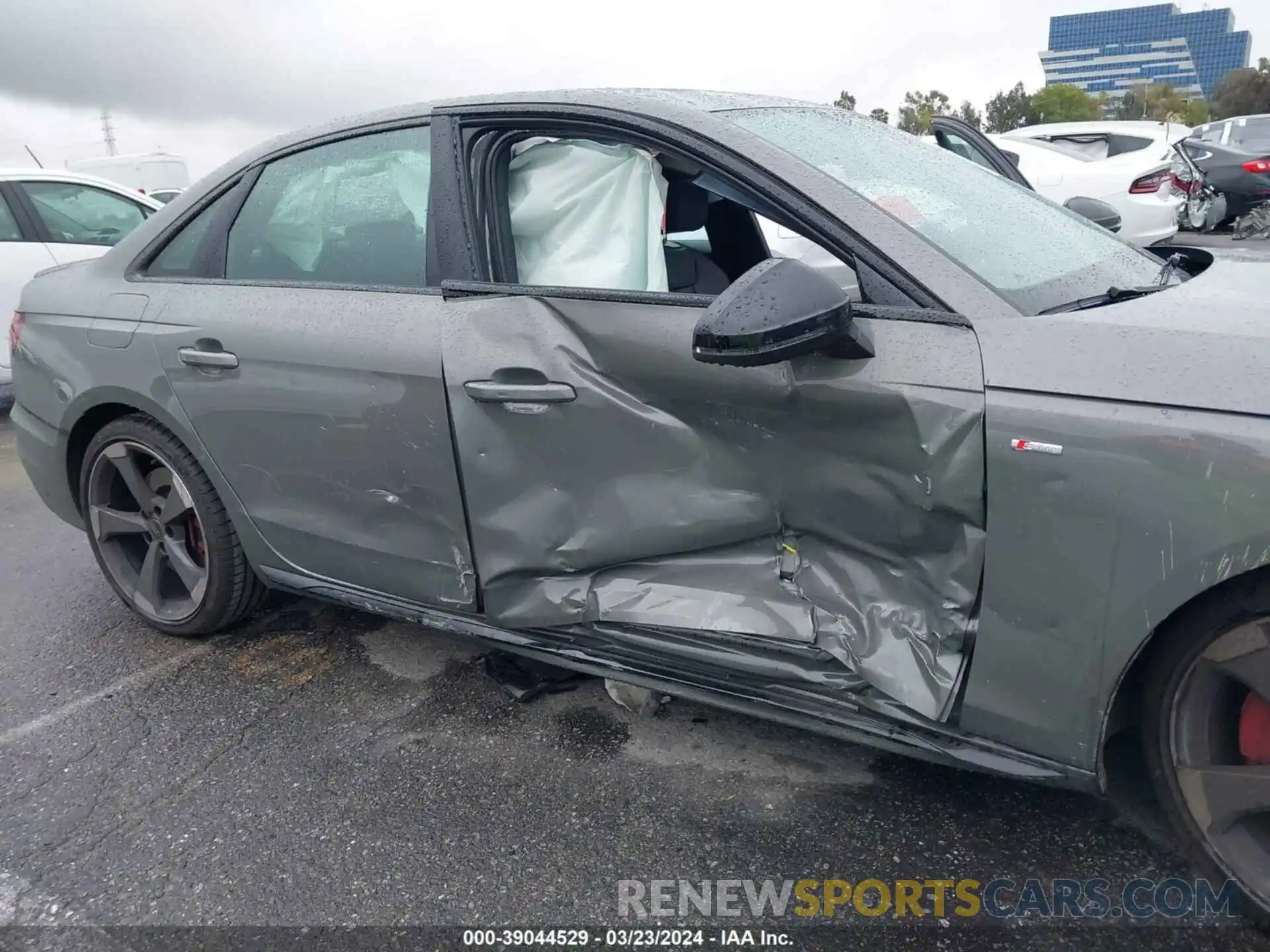 6 Photograph of a damaged car WAUEAAF46RN001010 AUDI A4 2024