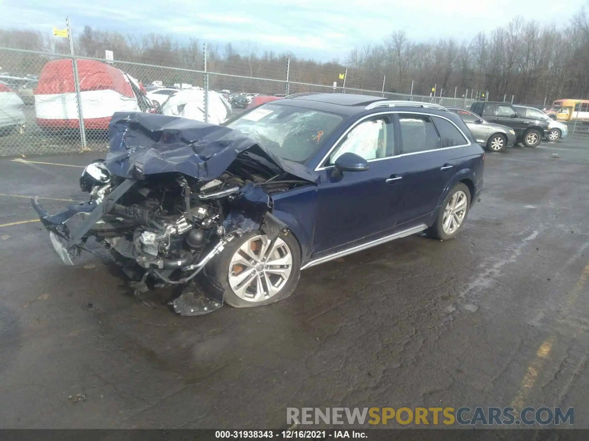 2 Photograph of a damaged car WA18NAF43LA065325 AUDI A4 ALLROAD 2020