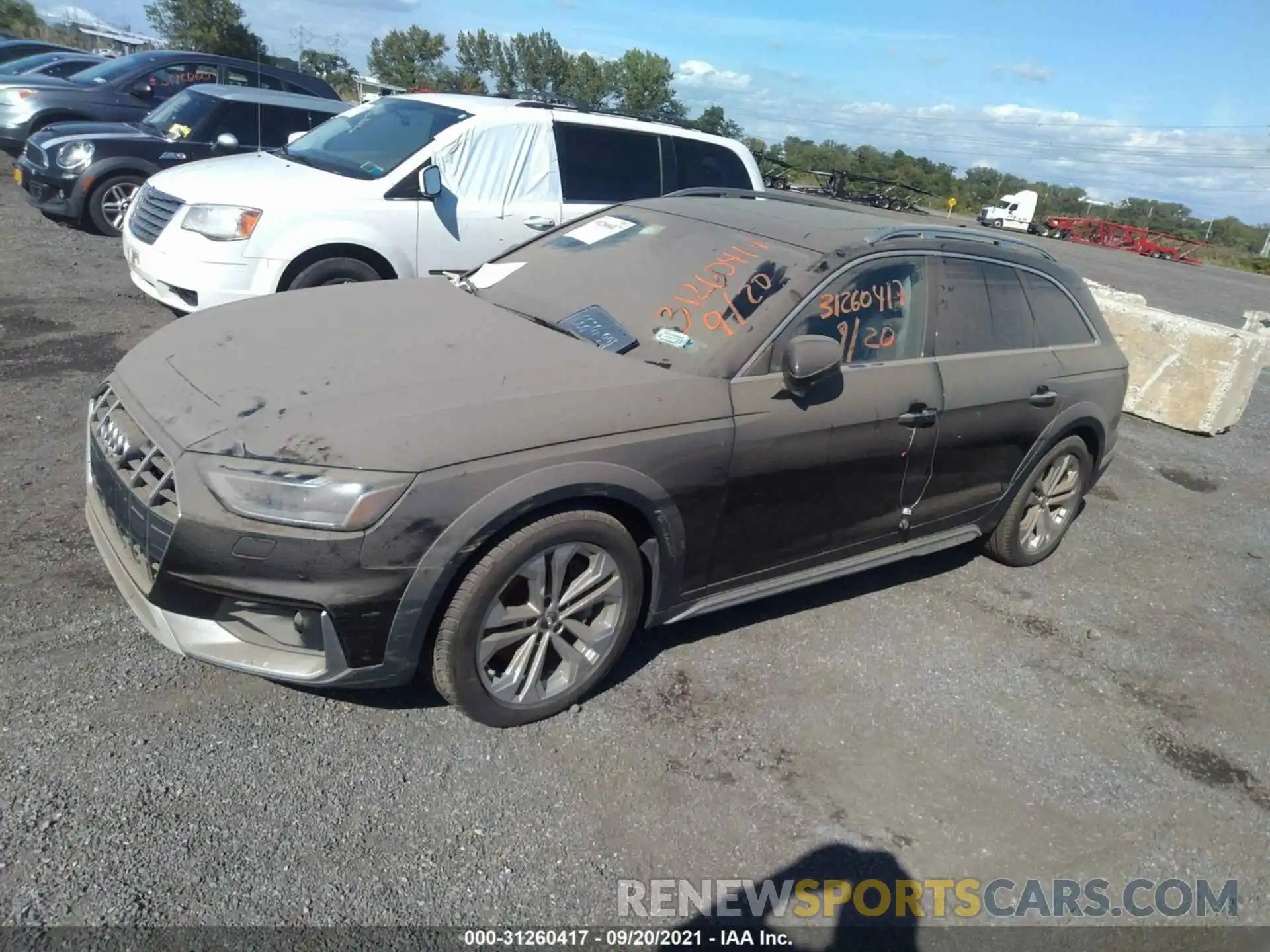 2 Photograph of a damaged car WA18NAF45LA034996 AUDI A4 ALLROAD 2020