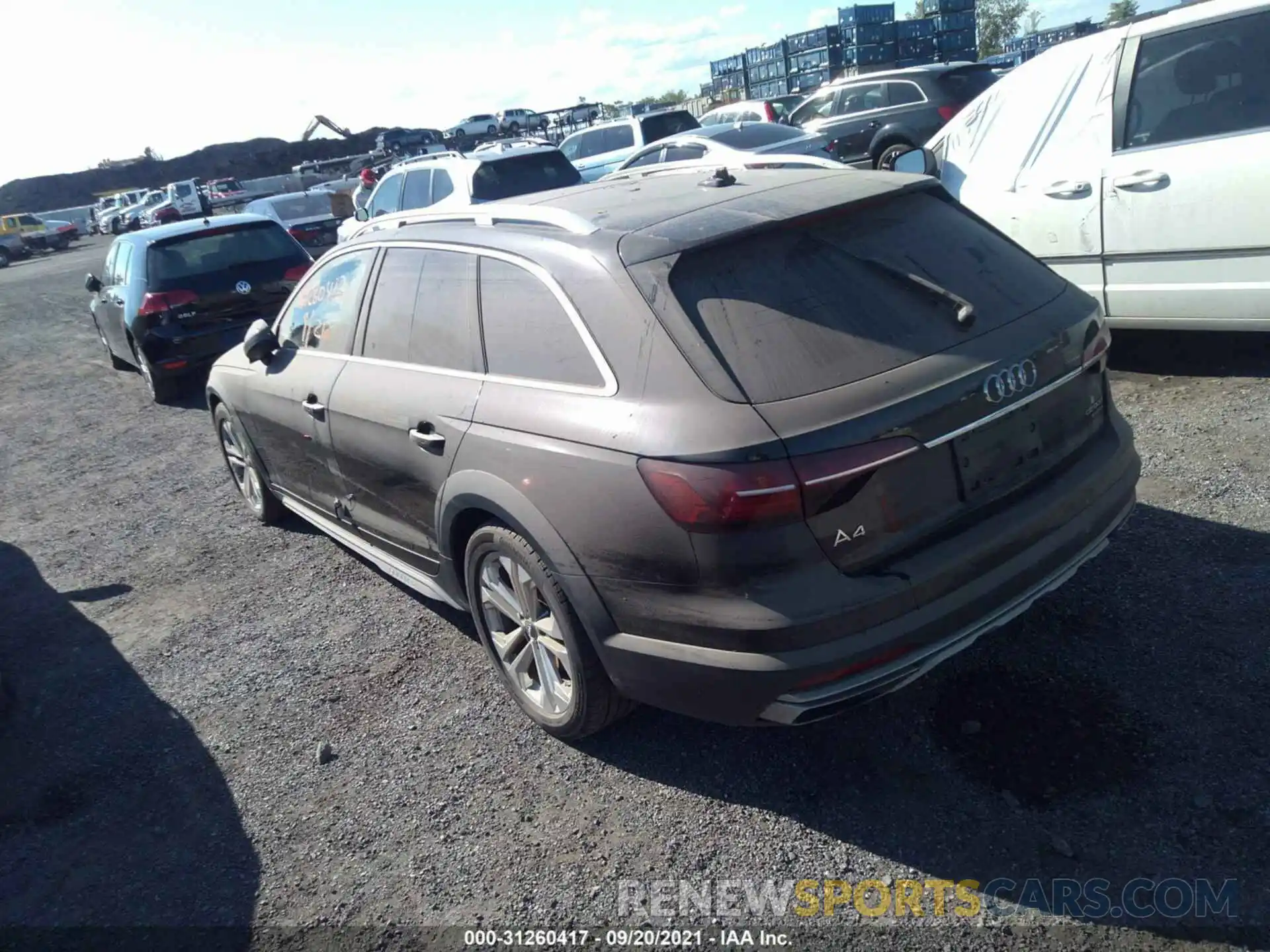 3 Фотография поврежденного автомобиля WA18NAF45LA034996 AUDI A4 ALLROAD 2020