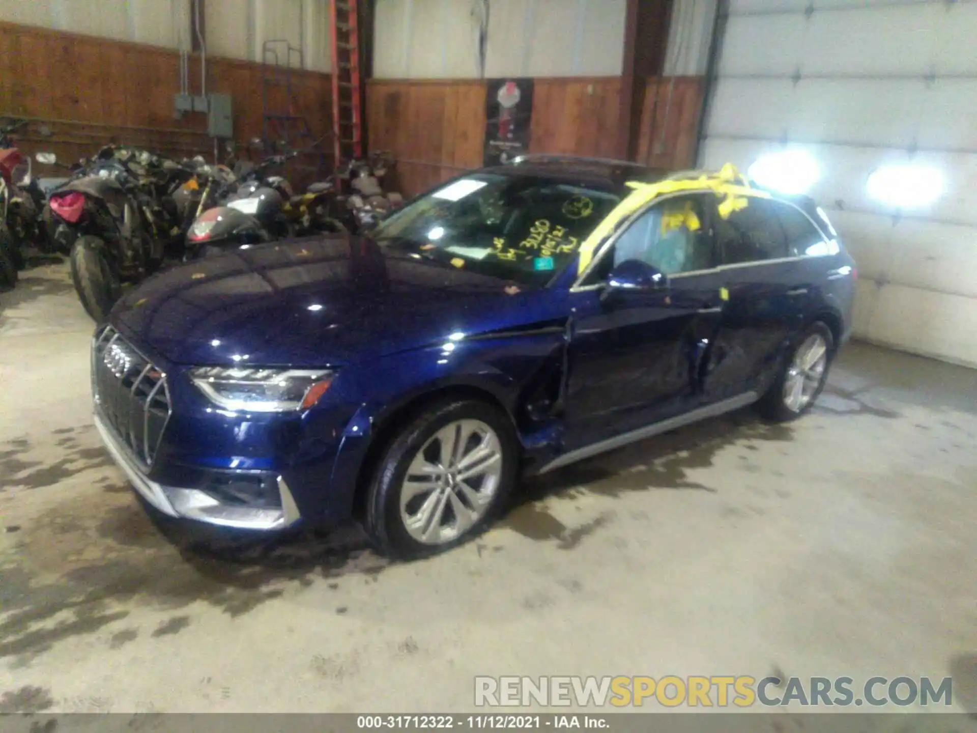 2 Photograph of a damaged car WA18NAF45LA066430 AUDI A4 ALLROAD 2020