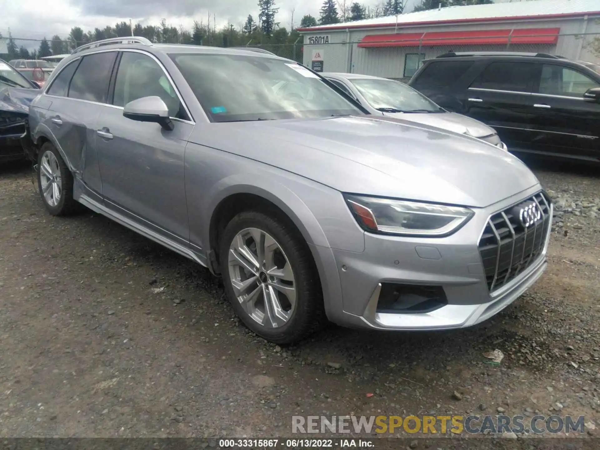 1 Photograph of a damaged car WA19ABF45MA067956 AUDI A4 ALLROAD 2021