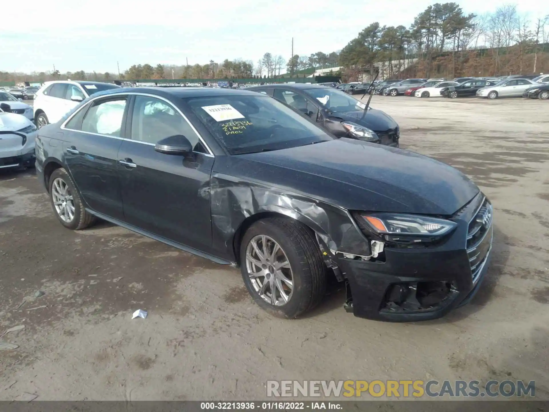 1 Photograph of a damaged car WAUABAF40MN015697 AUDI A4 SEDAN 2021