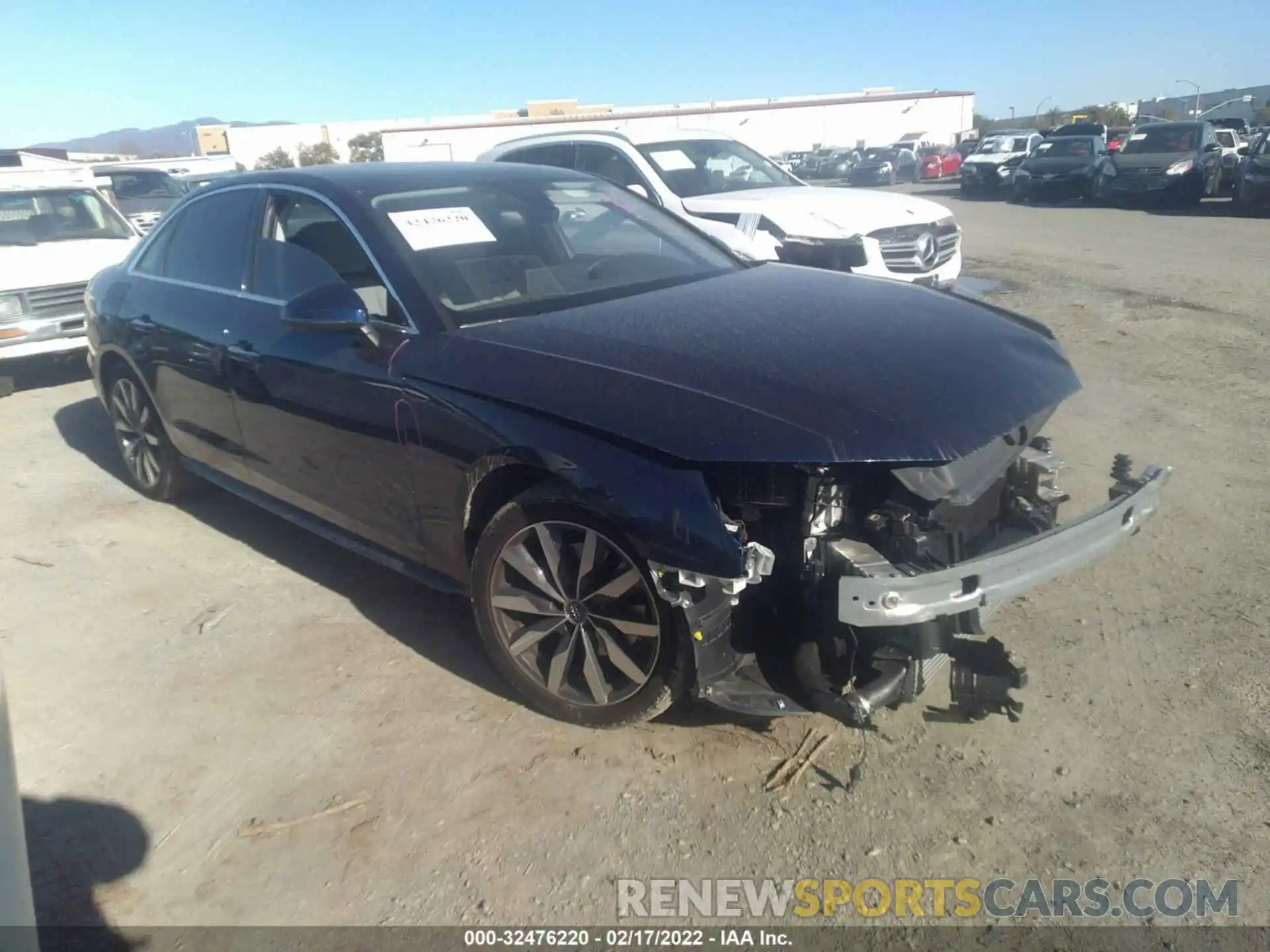 1 Photograph of a damaged car WAUABAF41MA015599 AUDI A4 SEDAN 2021