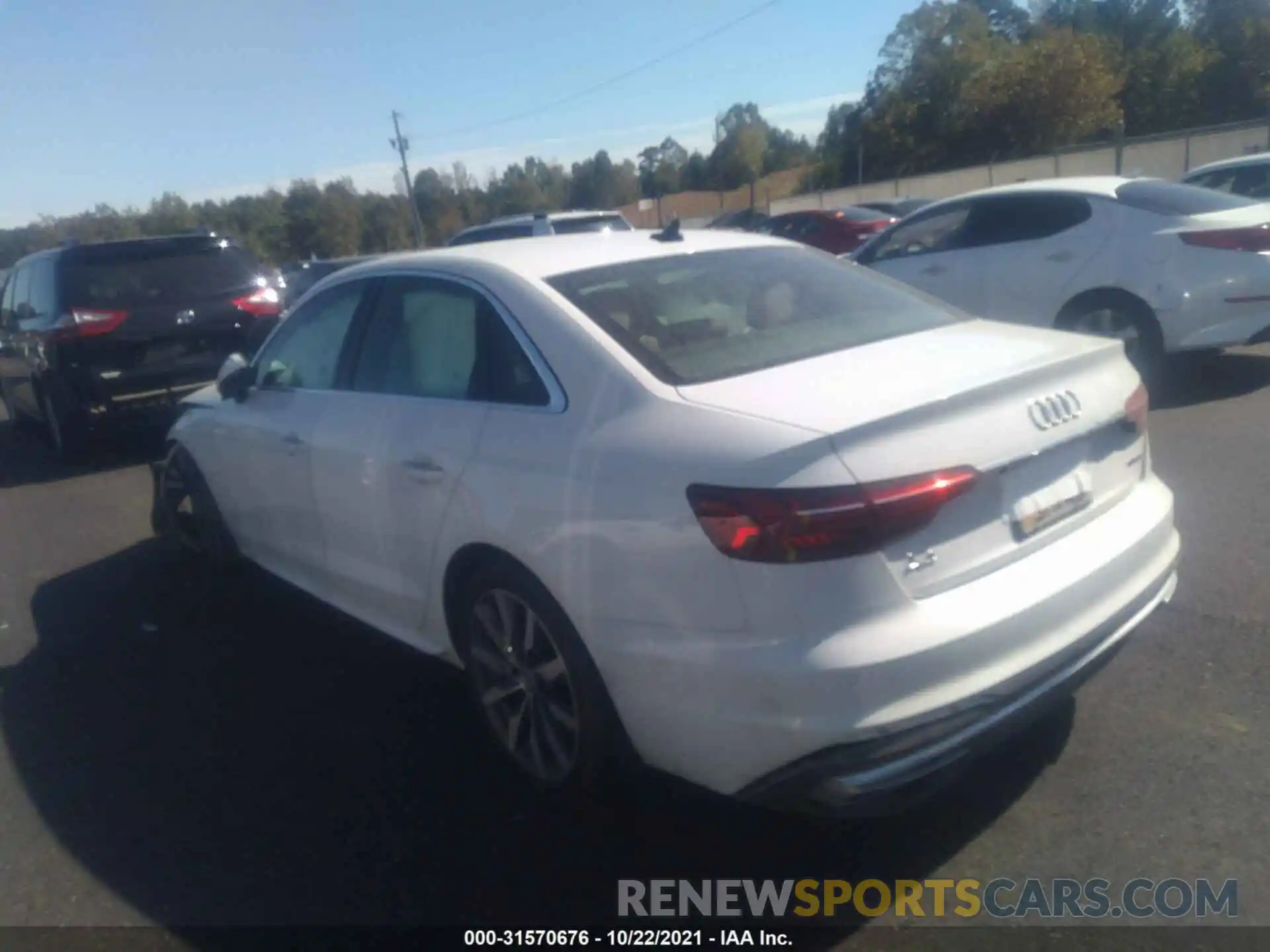 3 Photograph of a damaged car WAUABAF41MA024108 AUDI A4 SEDAN 2021