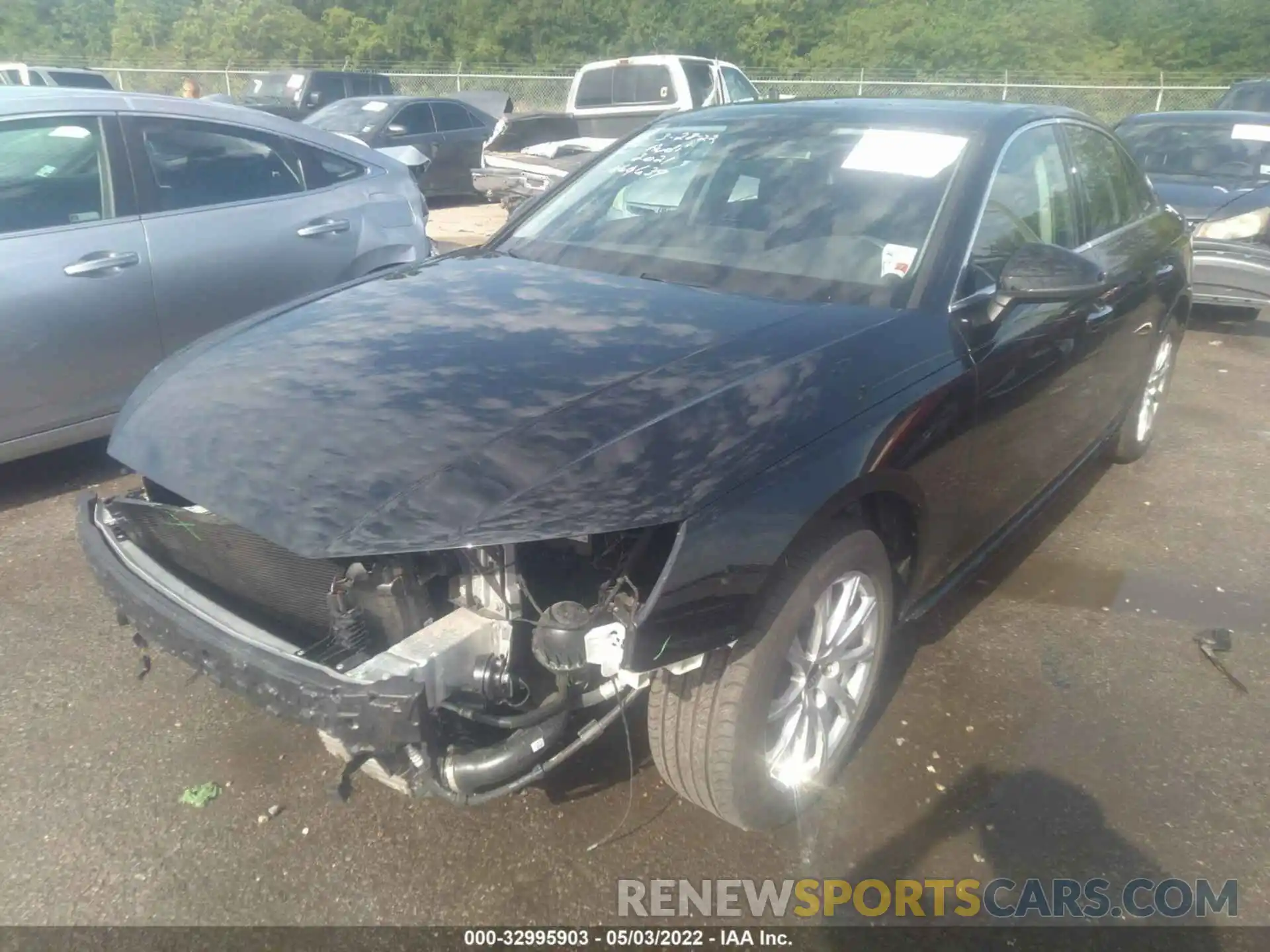 2 Photograph of a damaged car WAUABAF43MA060639 AUDI A4 SEDAN 2021