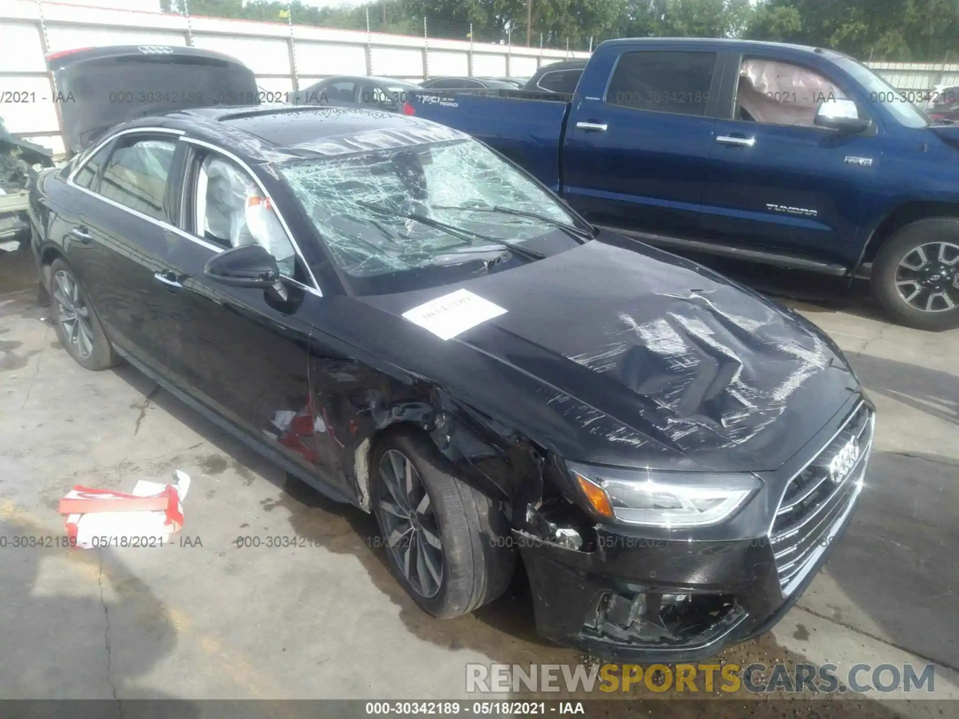 6 Photograph of a damaged car WAUABAF43MN007027 AUDI A4 SEDAN 2021