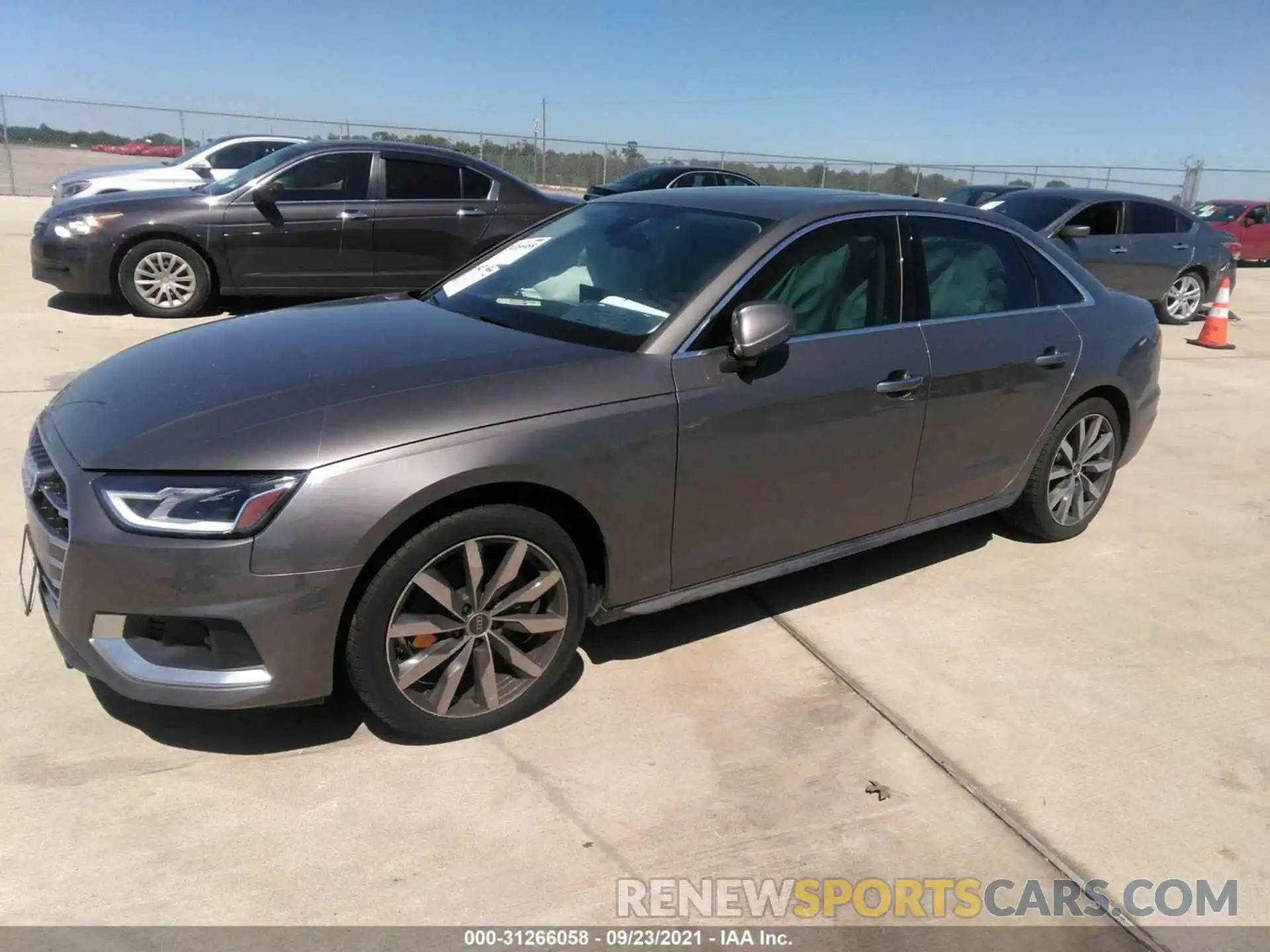 2 Photograph of a damaged car WAUABAF44MA061167 AUDI A4 SEDAN 2021