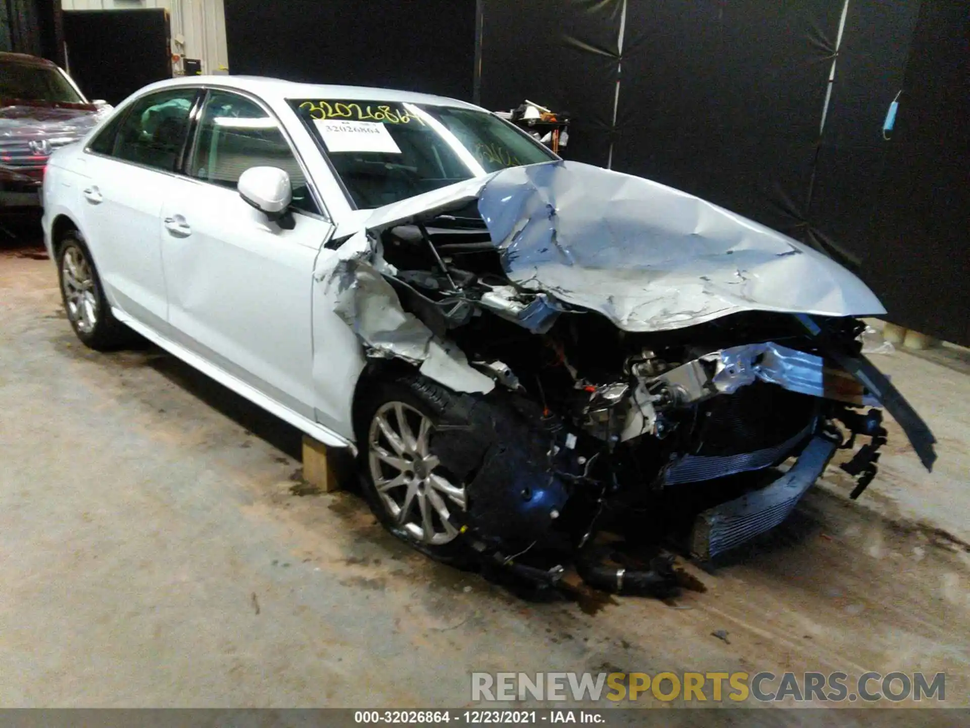 1 Photograph of a damaged car WAUABAF48MA014806 AUDI A4 SEDAN 2021