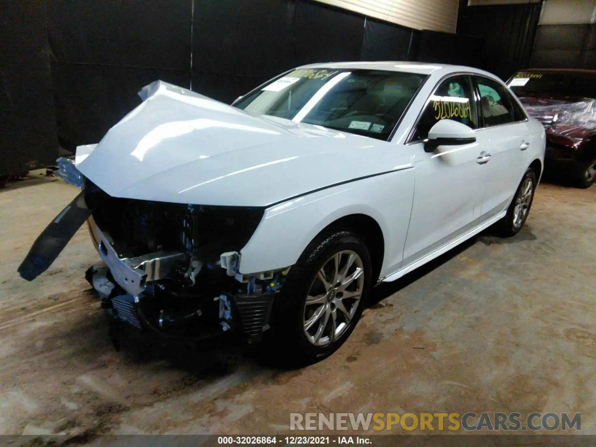 2 Photograph of a damaged car WAUABAF48MA014806 AUDI A4 SEDAN 2021