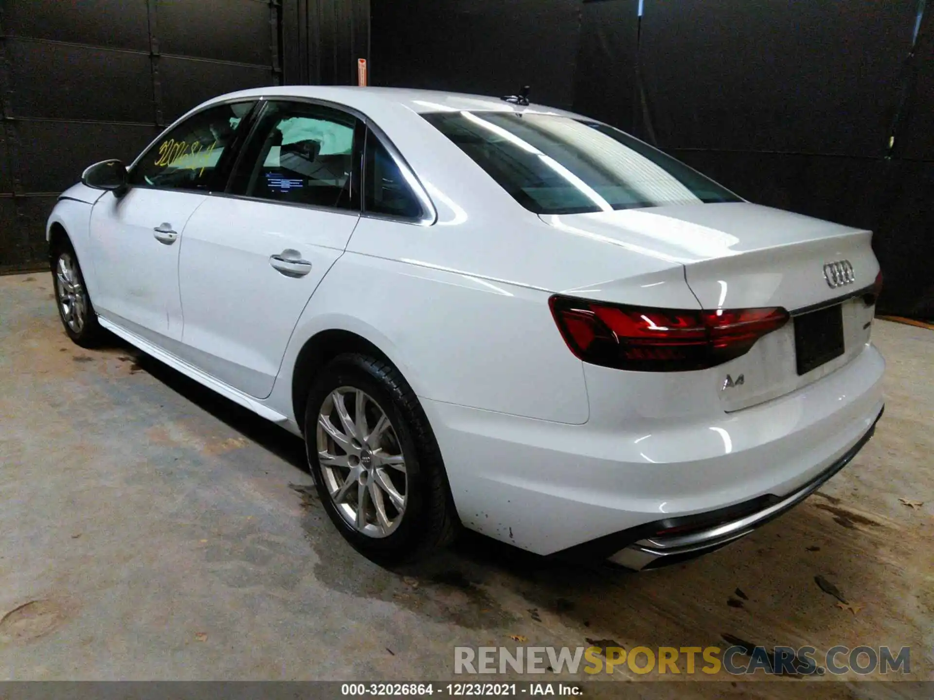 3 Фотография поврежденного автомобиля WAUABAF48MA014806 AUDI A4 SEDAN 2021