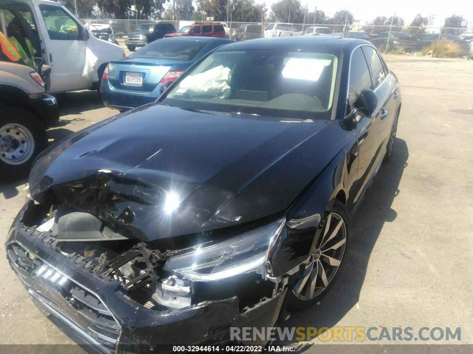 2 Photograph of a damaged car WAUABAF48MA077050 AUDI A4 SEDAN 2021