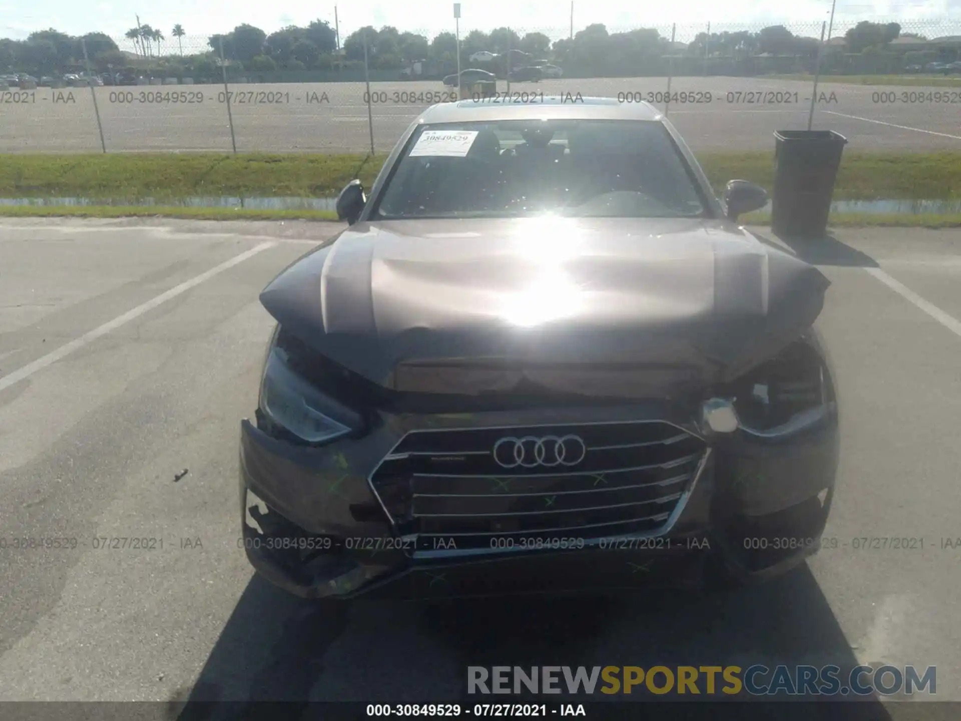 6 Photograph of a damaged car WAUABAF48MN001708 AUDI A4 SEDAN 2021