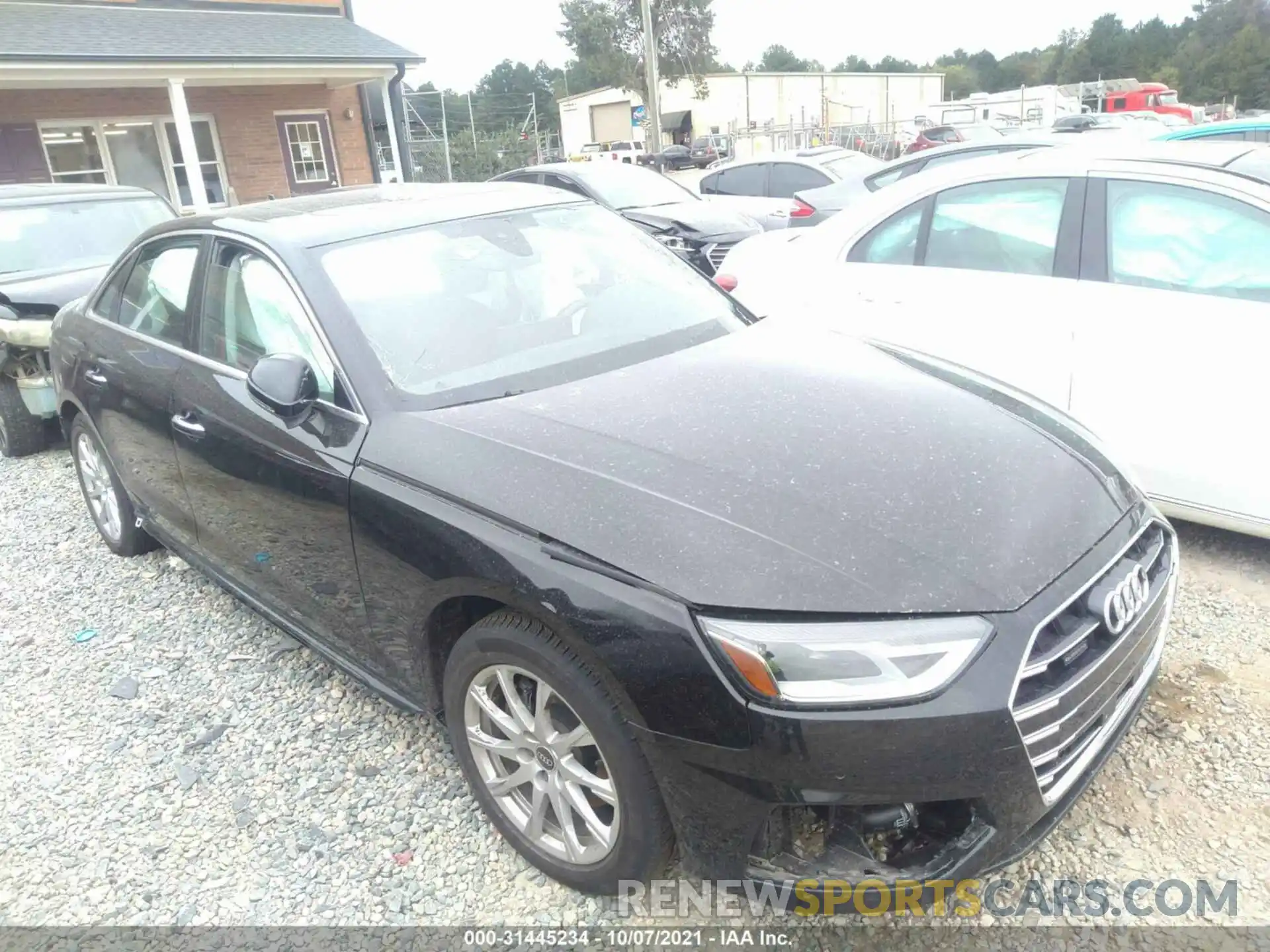 1 Photograph of a damaged car WAUABAF49MN007159 AUDI A4 SEDAN 2021